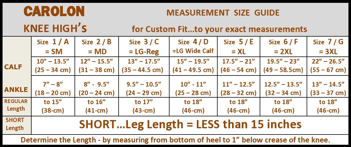 carolon-knee-high-size-chart-20-30mmHg