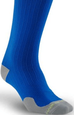 neon blue sports sock