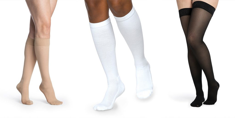 compression stocking leg images