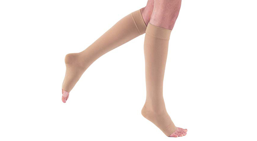 Wearing Compression Stockings – ON THE JOB!