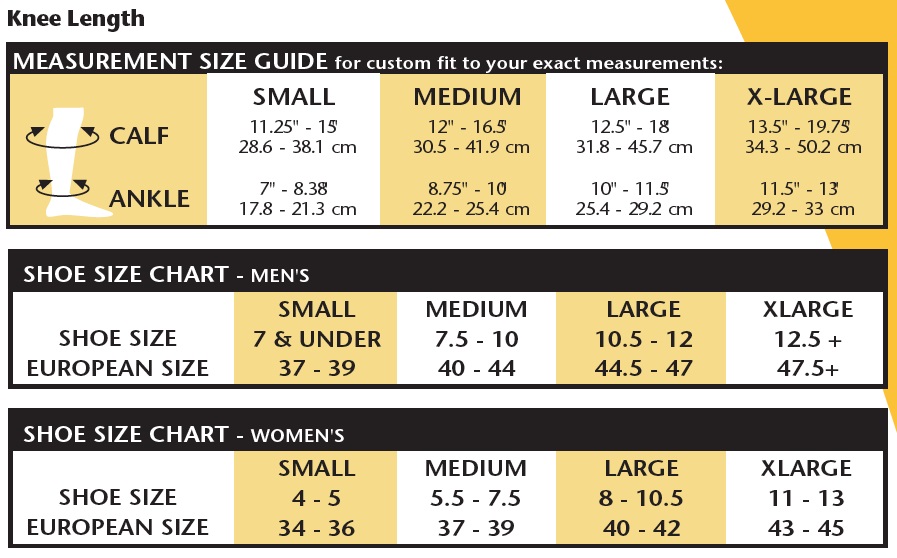 diabetic-knee-sock-men-women-size-chart